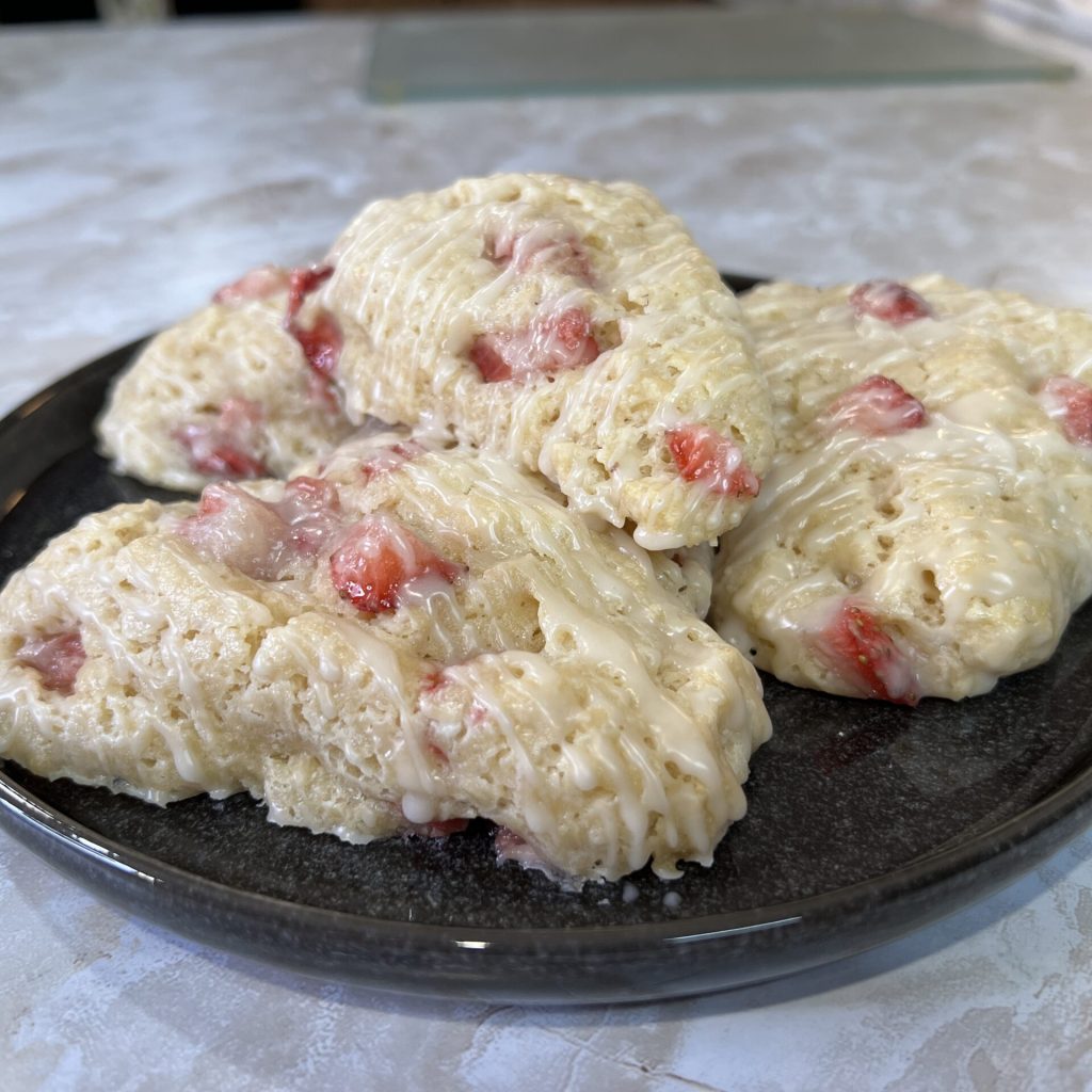 strawberry scones landscape